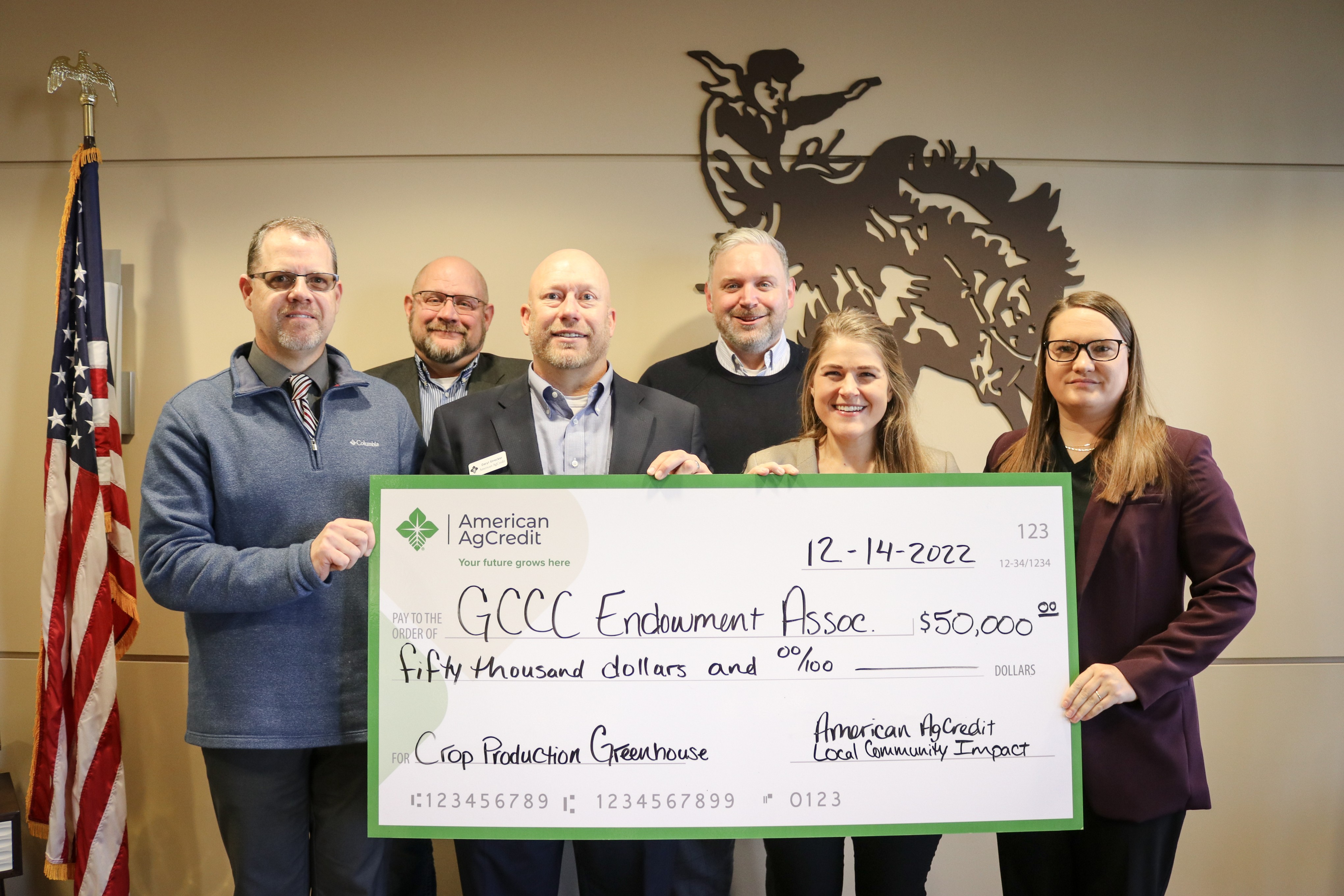 American AgCredit Donation to GCCC American AgCredit Donation to GCCC
