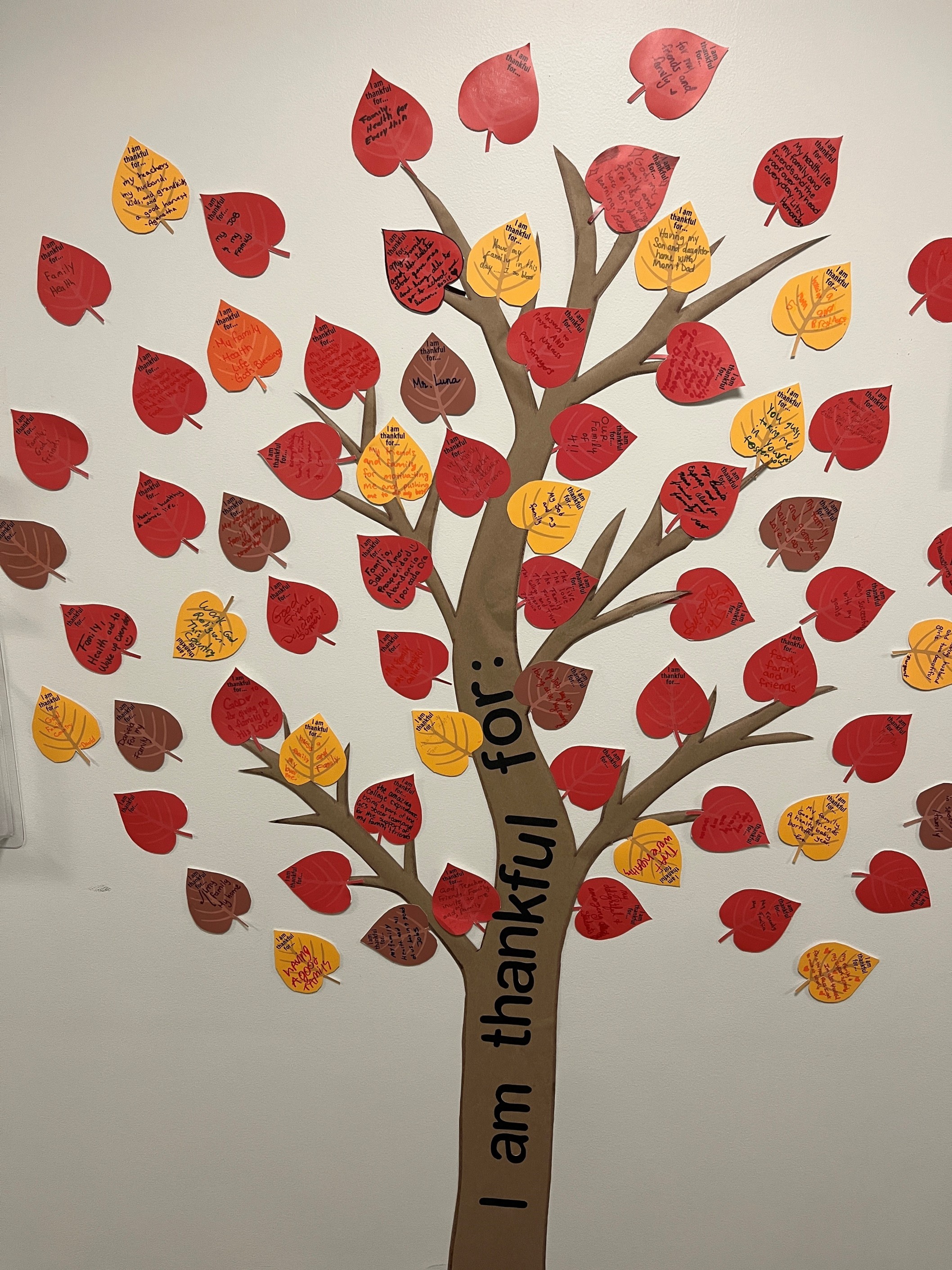 GCCCA Thankful Tree