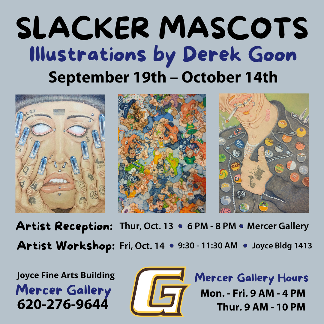 Slackre Mascots at Mercer Gallery