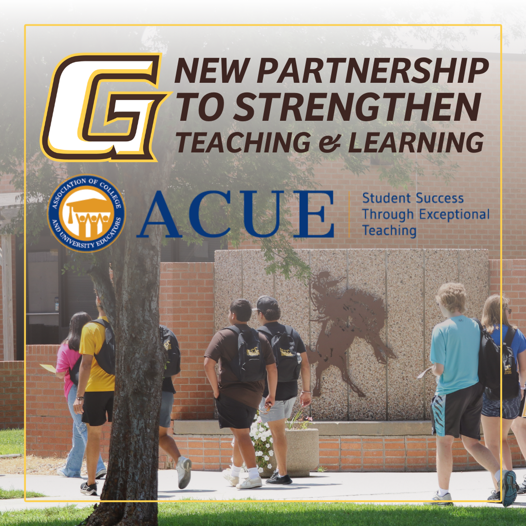 GCCC Partners with ACUE to Strengthen Teaching and Learning GCCC Partners with ACUE to Strengthen Teaching and Learning