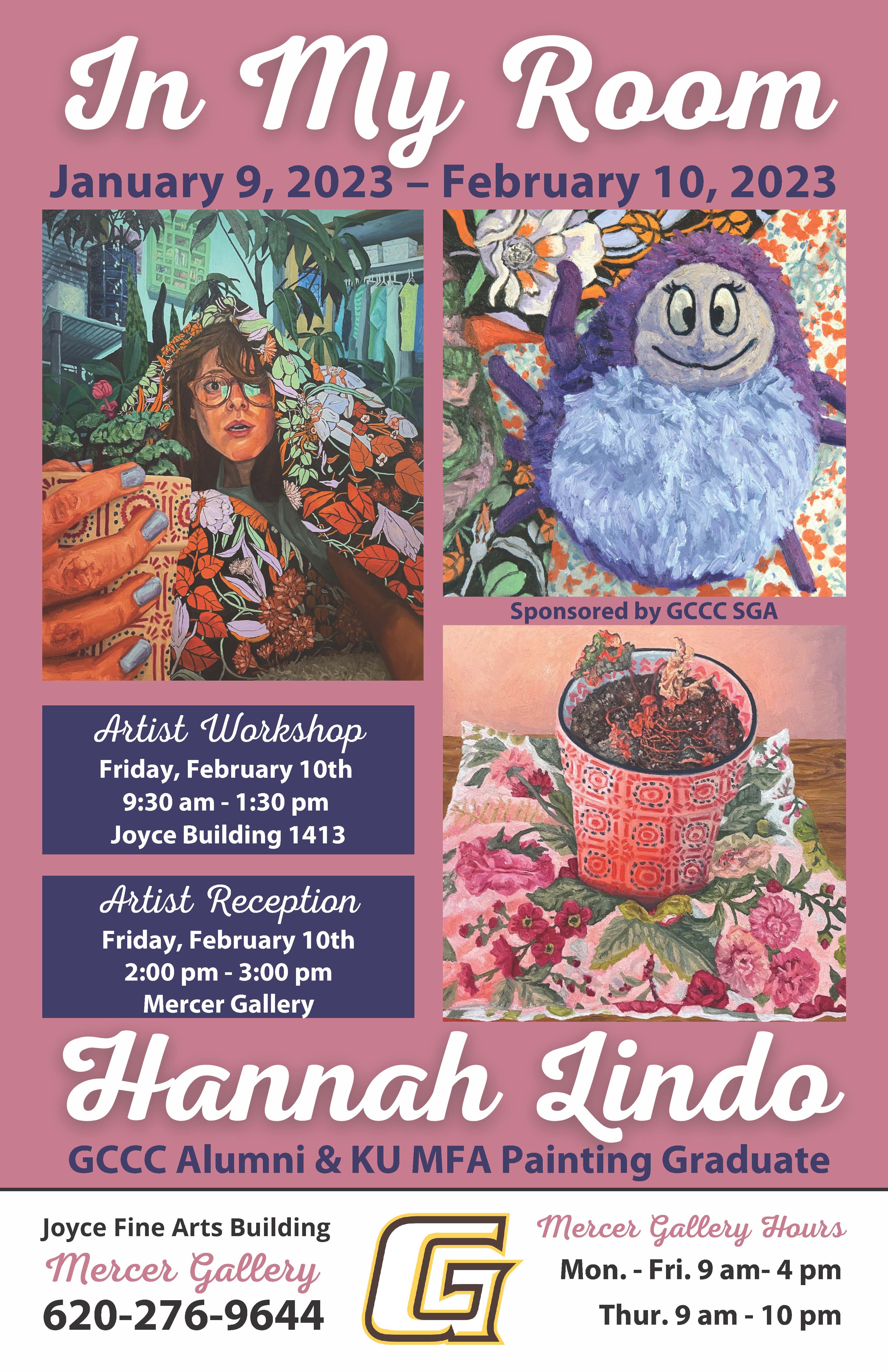 In My Room Art Exhibition by Hannah Lindo