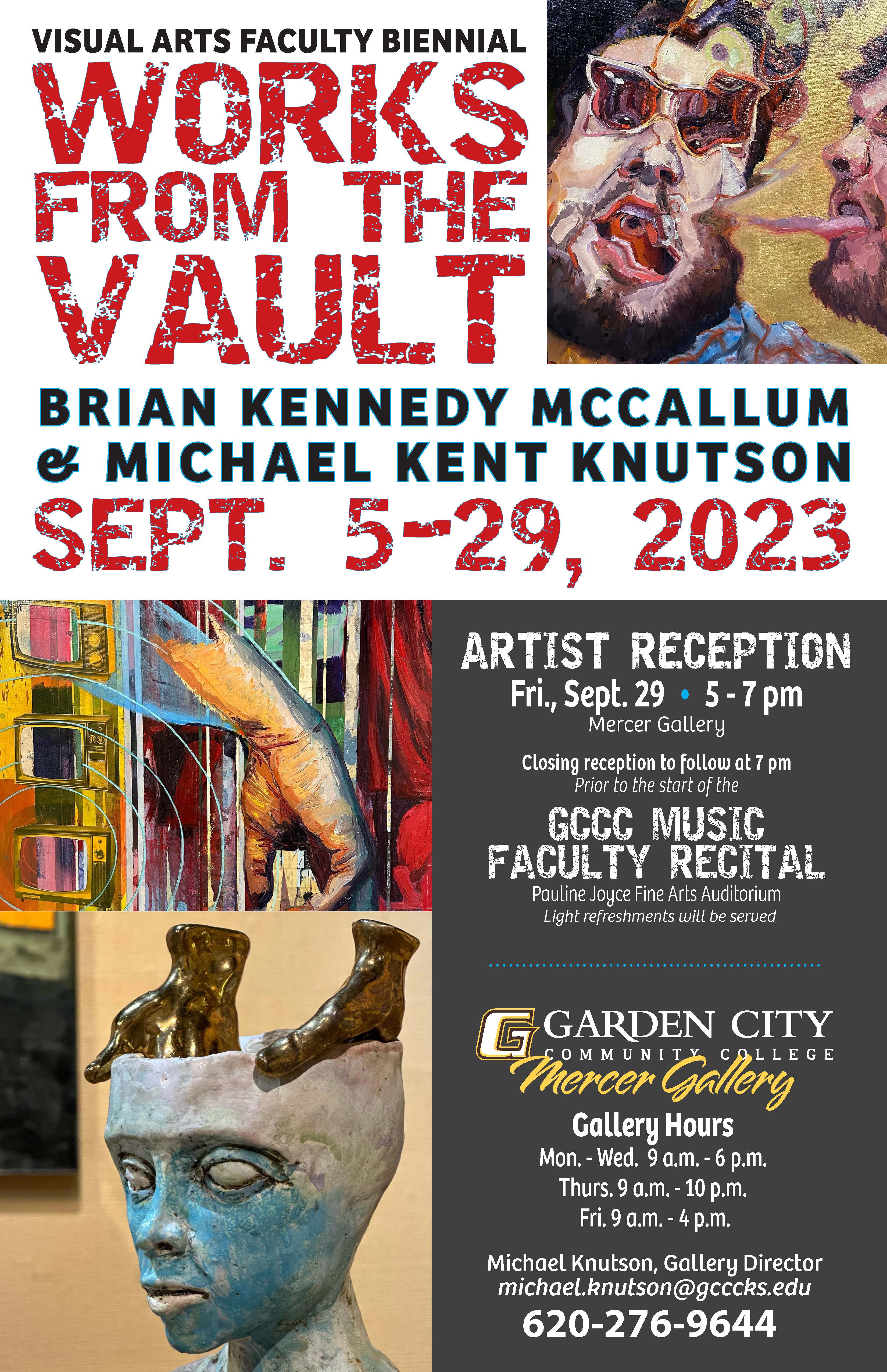 Visual Arts Faculty Biennial Exhibition Coming to Mercer Gallery September 5th
