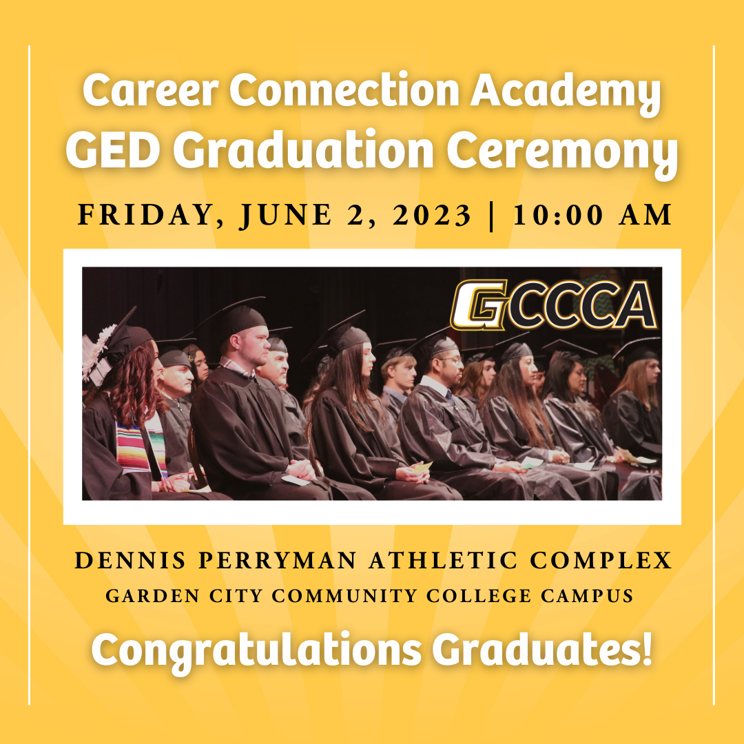 Garden City Career Connection Academy to hold GED Graduation on June 2nd