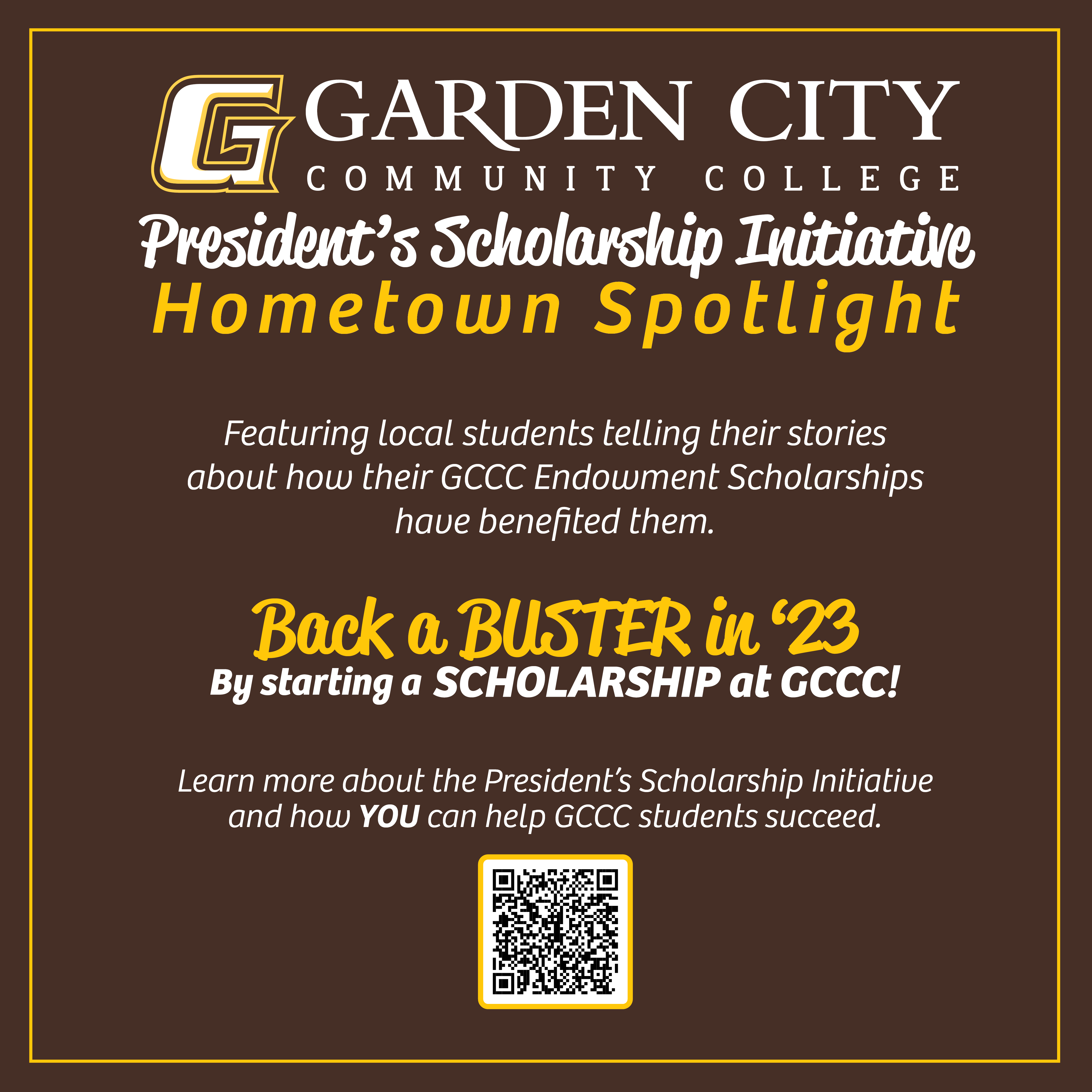 GCCC President's Scholarship Initiative