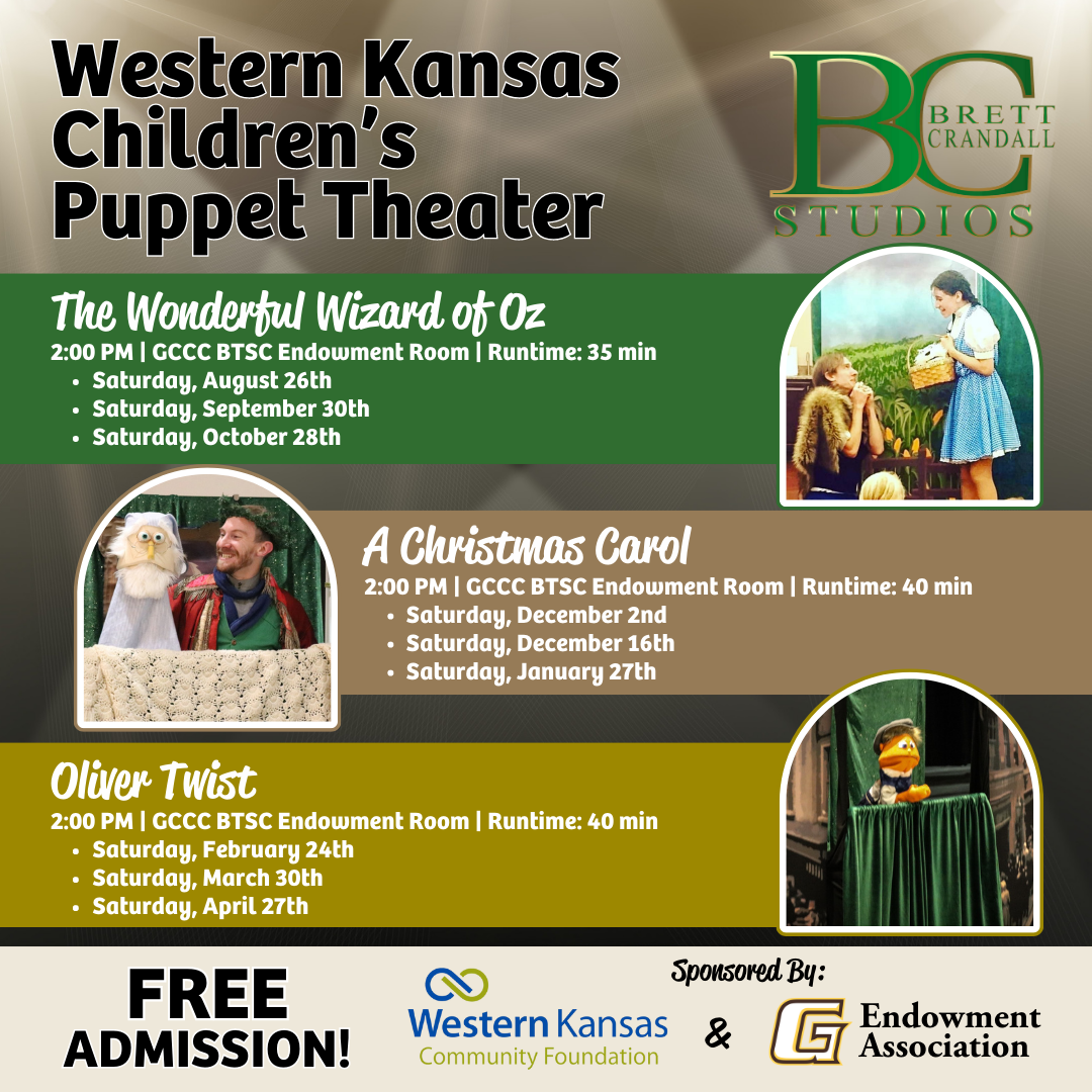 Monthly Free Interactive Puppet Theater Shows Returning to GCCC Monthly Free Interactive Puppet Theater Shows Returning to GCCC