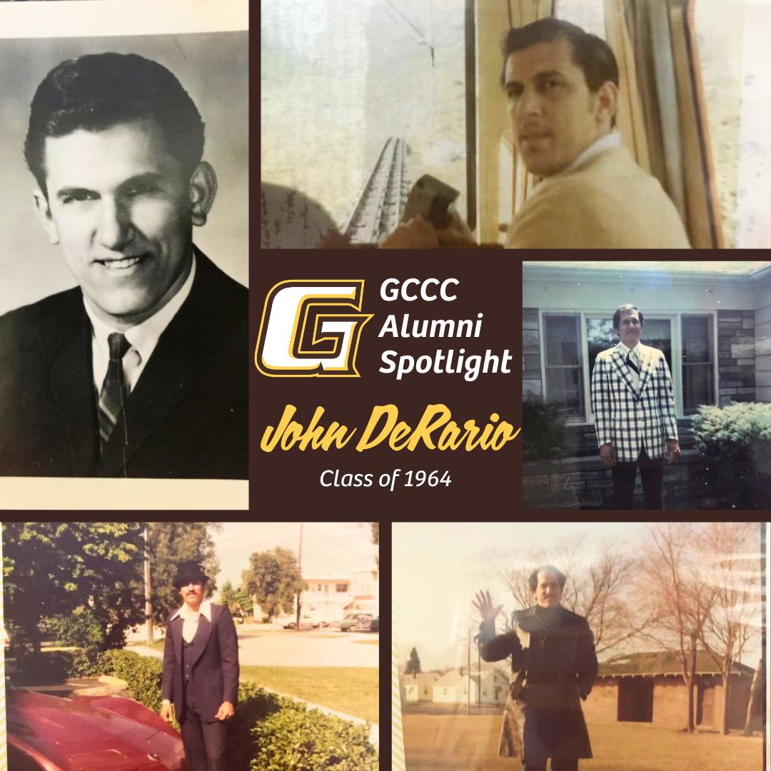 GCCC Alumni Spotlight: John DeRario Class of 1964, old photos of John