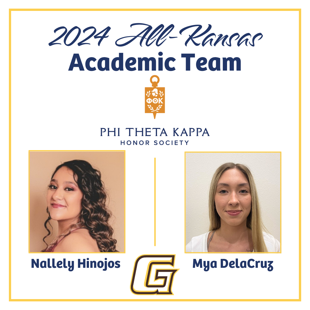 Garden City Community College Phi Theta Kappa has named Nallely Hinojos and Mya DelaCruz to the All-Kansas Academic Team for 2024.