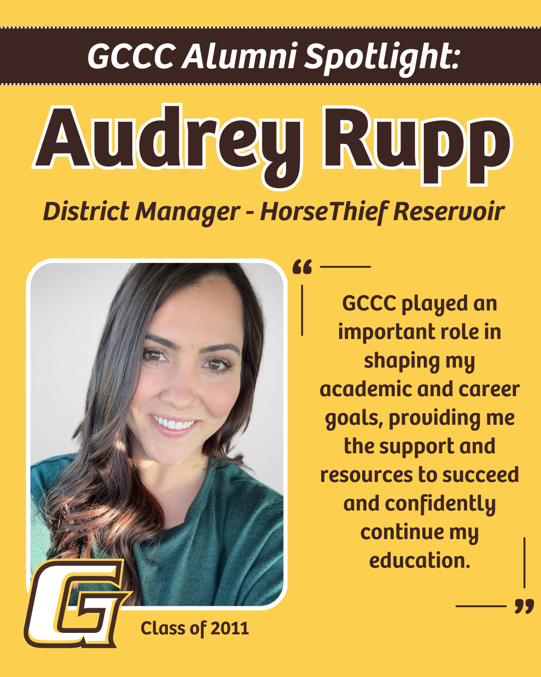 GCCC Alumni Spotlight: Audrey Rupp