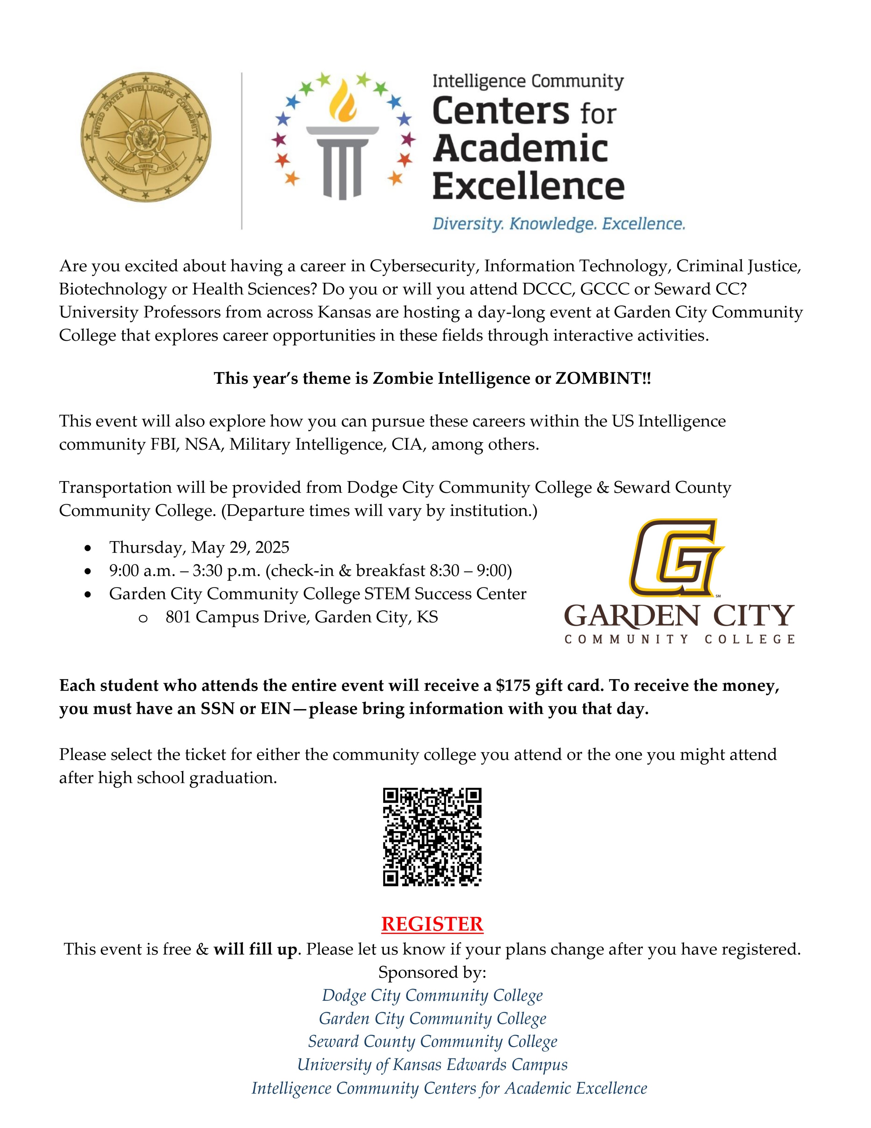 Flyer for camp