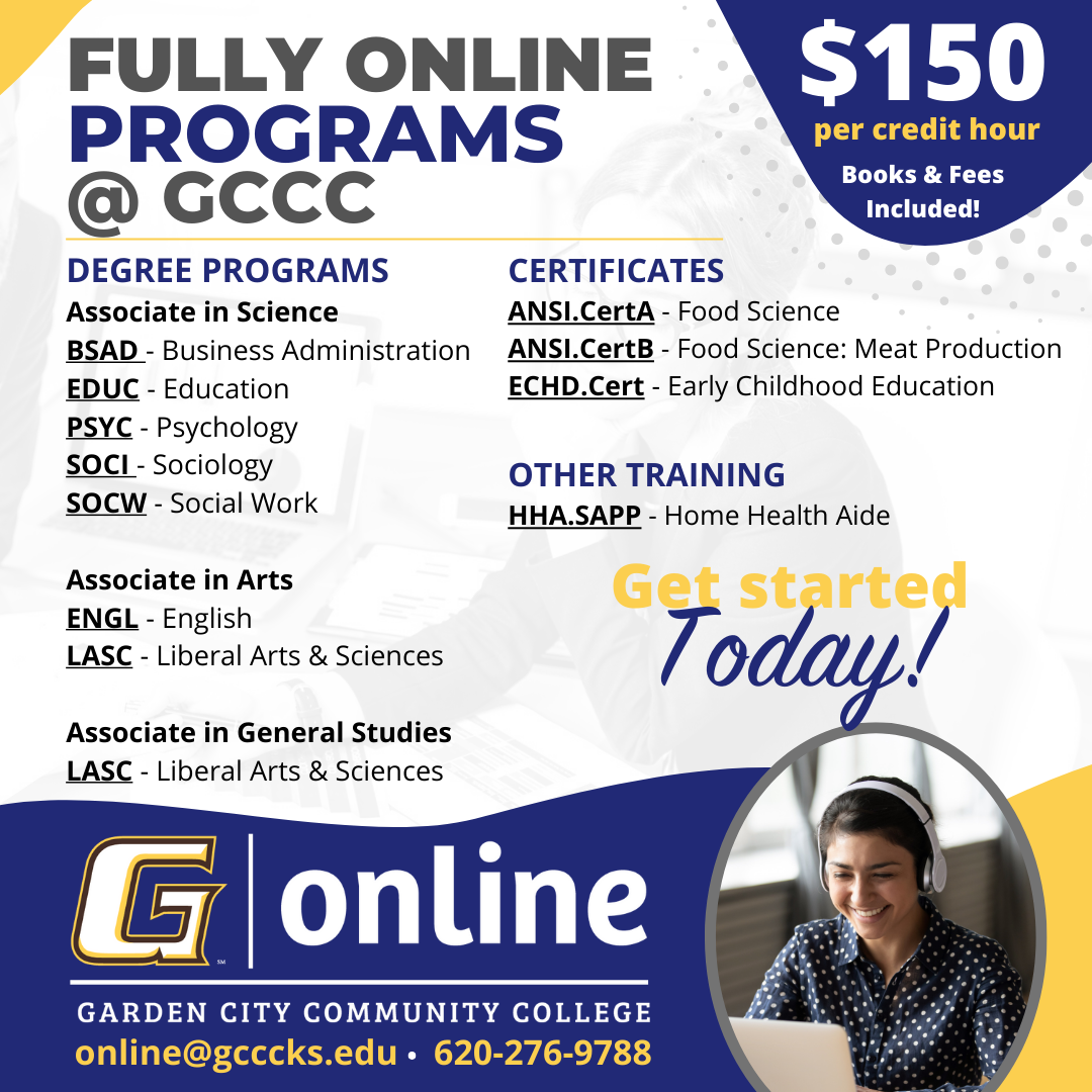 Fully Online Programs at GCCC