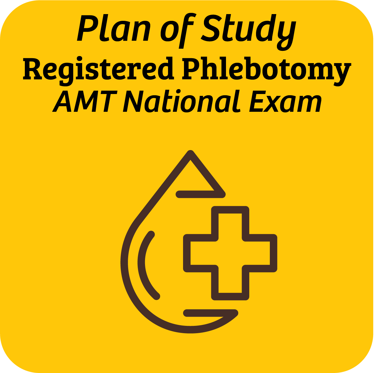 Plan of study link for Phlembotomy
