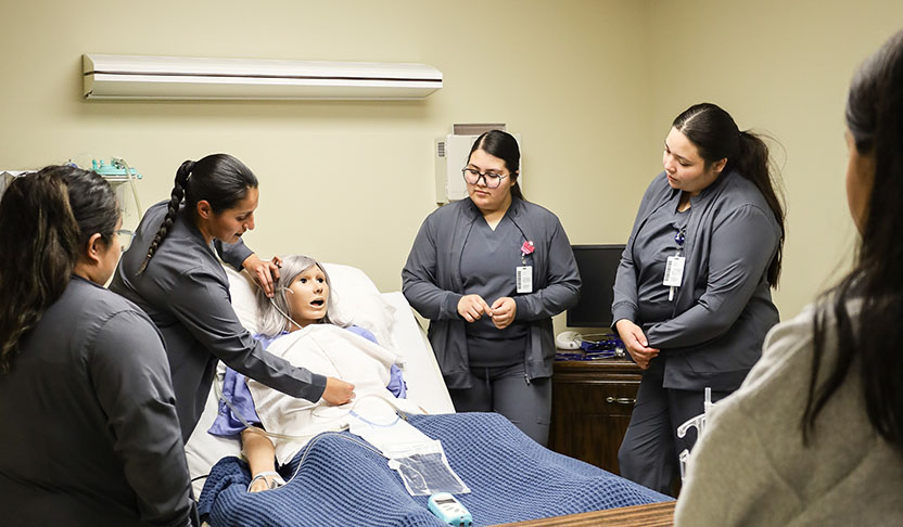 nursing students stock photo
